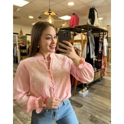 BLOUSE NAÏLA - ROSE