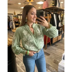 BLOUSE SHAIA - VERT