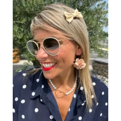 BOUCLES D'OREILLES ABBY BEIGE