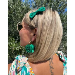 BOUCLES D'OREILLES ABBY VERT