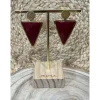 BOUCLES D'OREILLES CAMÉO - ROUGE