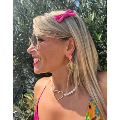 BOUCLES D'OREILLES CHRISTINA - ROSE