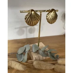 BOUCLES D'OREILLES COQUILLAGE