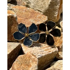 BOUCLES D'OREILLES LOLY - NOIR