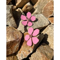 BOUCLES D'OREILLES LOLY - ROSE