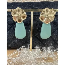 BOUCLES D'OREILLES LOU - VERT