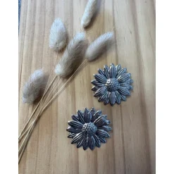 BOUCLES D'OREILLES MARGUERITE - ARGENT