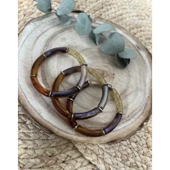 BRACELET WAFA - CHOCO NACRÉ