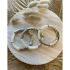 BRACELET WAFA - ECRU/TAUPE