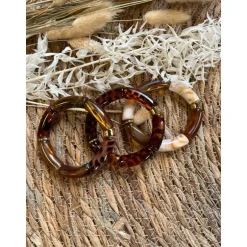 BRACELETS TRIO - CAMEL
