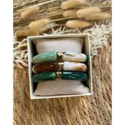 BRACELETS TRIO - VERT