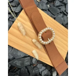 CEINTURE ZIA - CAMEL