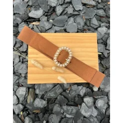 CEINTURE ZIA - CAMEL
