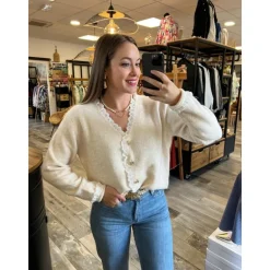 GILET CAELAN - BEIGE