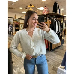 GILET CAELAN - GRIS