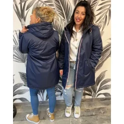 MANTEAU ZOÉ-BLEU