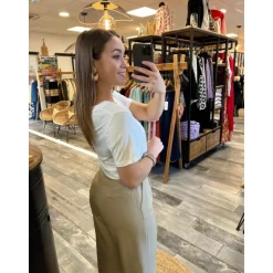 PANTALON GUYLENE - BEIGE