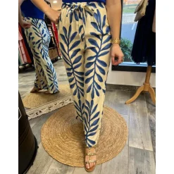 PANTALON NARIMANE - BLEU