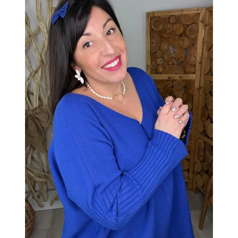 PULL VICENTE - BLEU