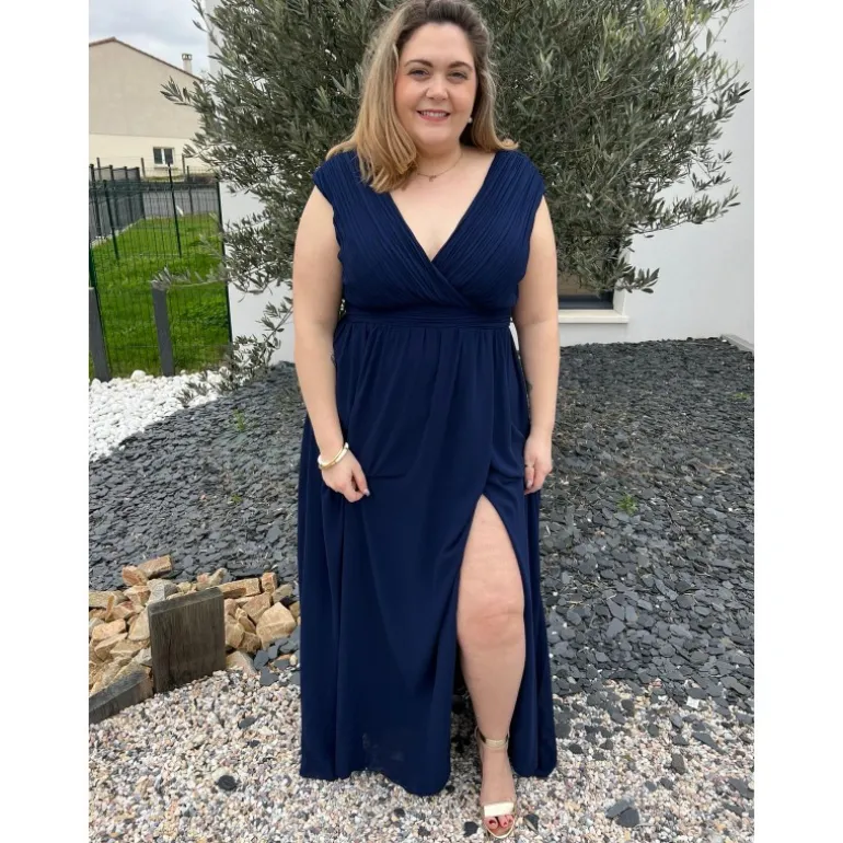 ROBE ADONIE PULPEUSE - MARINE