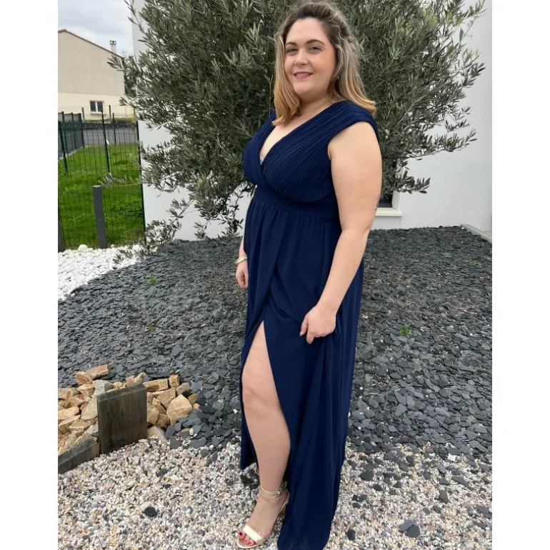 ROBE ADONIE PULPEUSE - MARINE