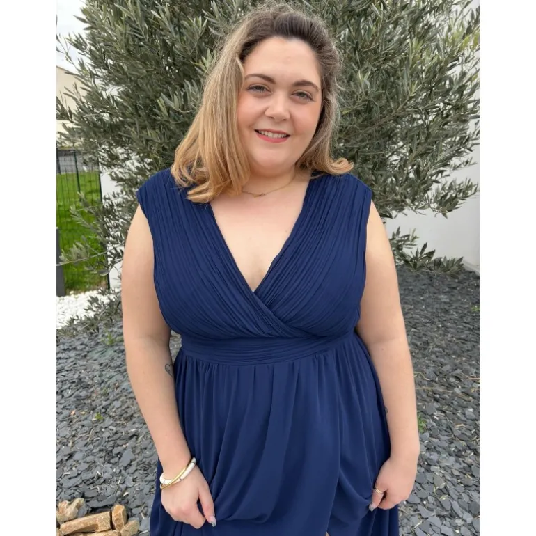 ROBE ADONIE PULPEUSE - MARINE