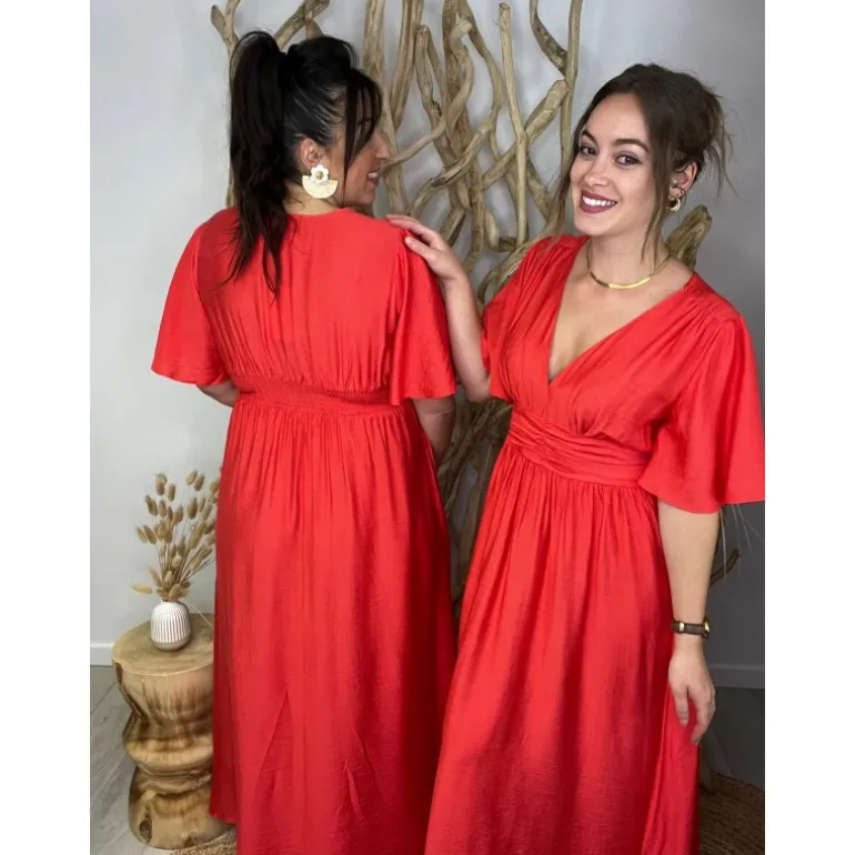 ROBE AMANDANE - ORANGE