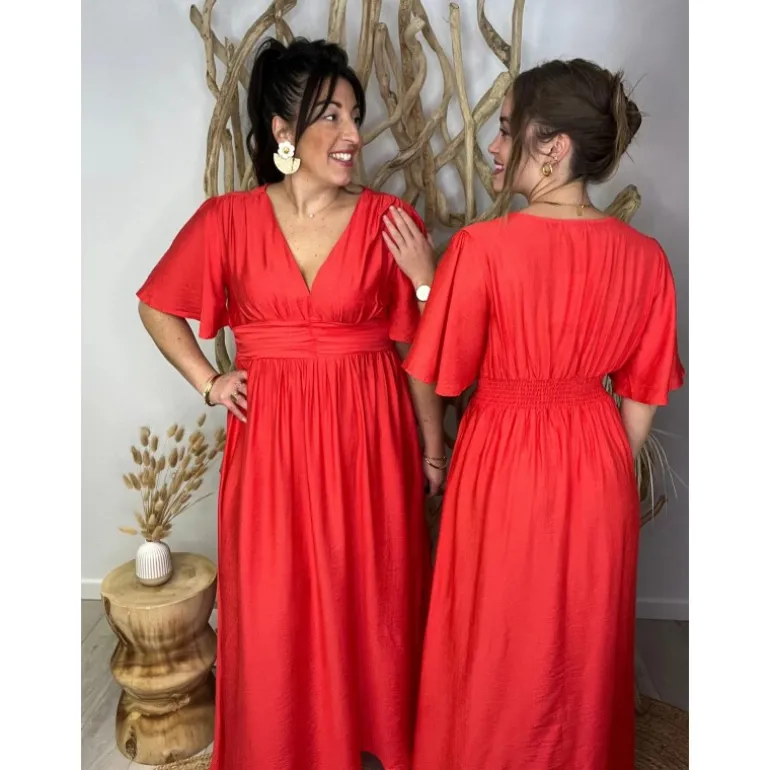 ROBE AMANDANE - ORANGE