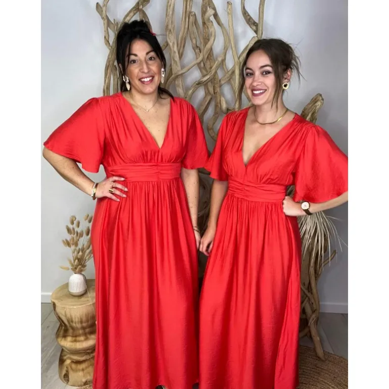 ROBE AMANDANE - ORANGE