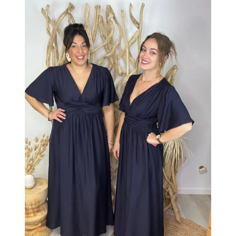 ROBE AMANDANE PULPEUSE - MARIN