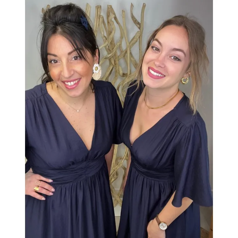ROBE AMANDANE PULPEUSE - MARIN
