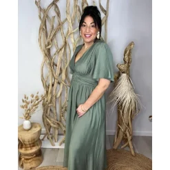 ROBE AMANDANE PULPEUSE - VERT