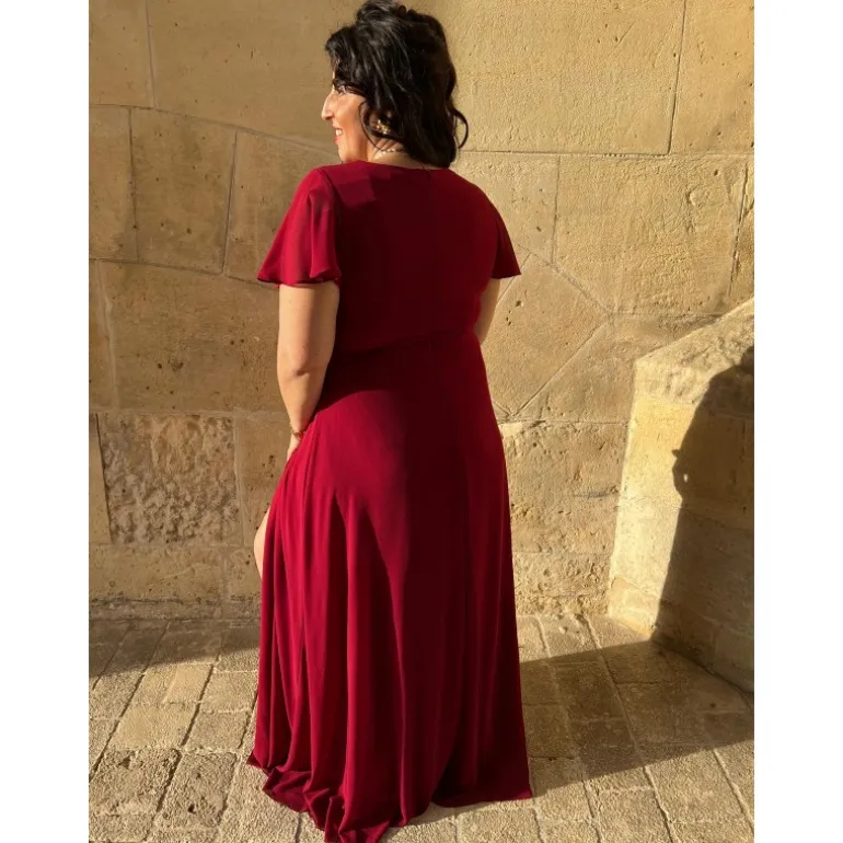ROBE ANNAÏG PULPEUSE-BORDEAUX
