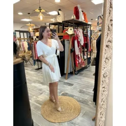 ROBE DANIELA - BLANC