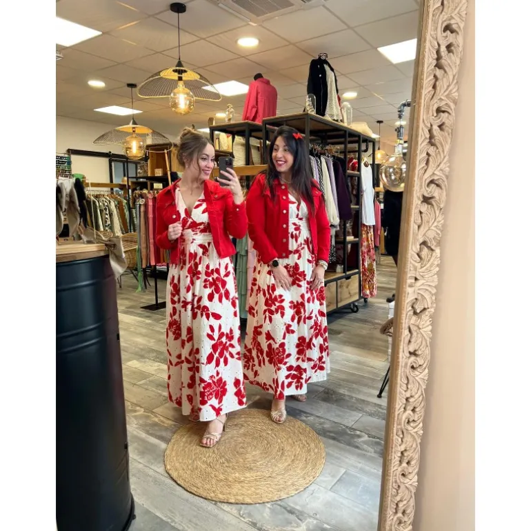ROBE ISIDORA - ROUGE