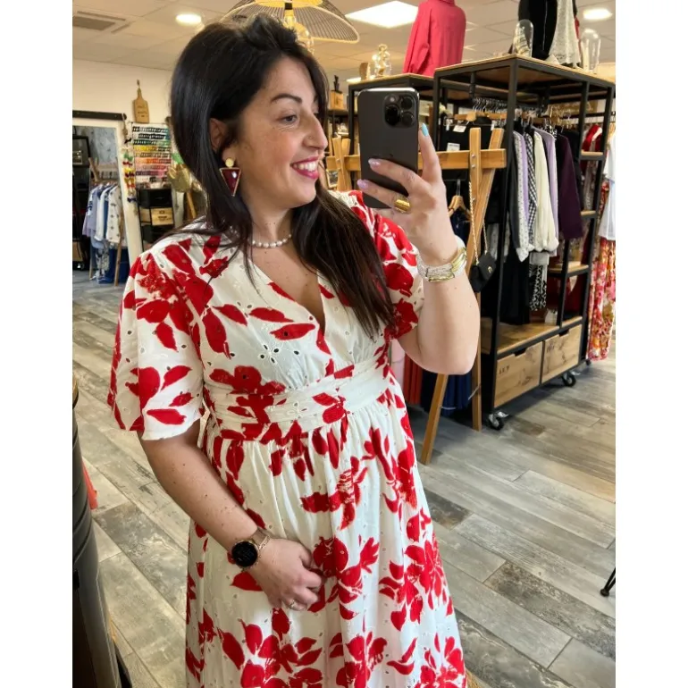 ROBE ISIDORA PULPEUSE - ROUGE