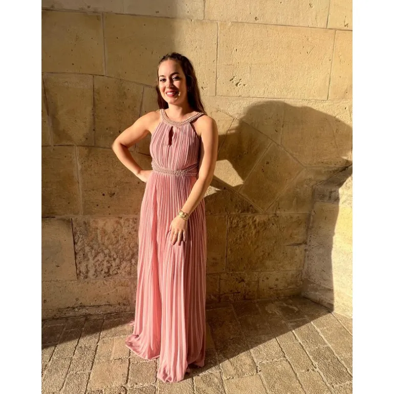 ROBE MACHA- ROSE