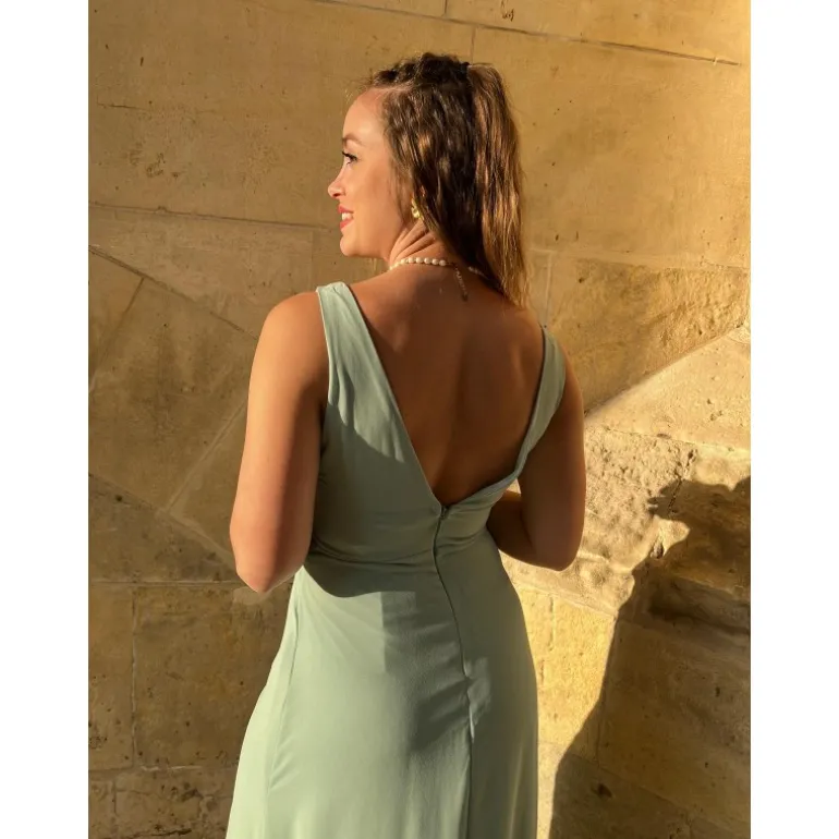 ROBE MANOE- VERT SAUGE