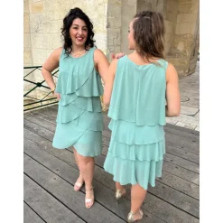 ROBE SALONI- VERT SAUGE