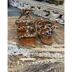 SANDALES FORTUNA - LEOPARD