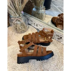SANDALES IDISS - CAMEL