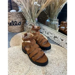 SANDALES IDISS - CAMEL
