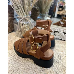 SANDALES IDISS - CAMEL