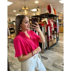 TOP NELCY - FUSHIA