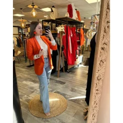 VESTE AINARA - ORANGE