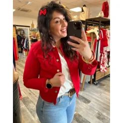VESTE BERYL ROUGE - PULP