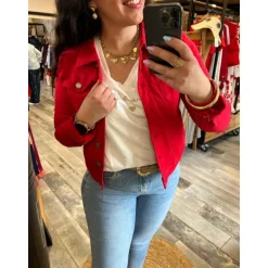 VESTE BERYL ROUGE - PULP